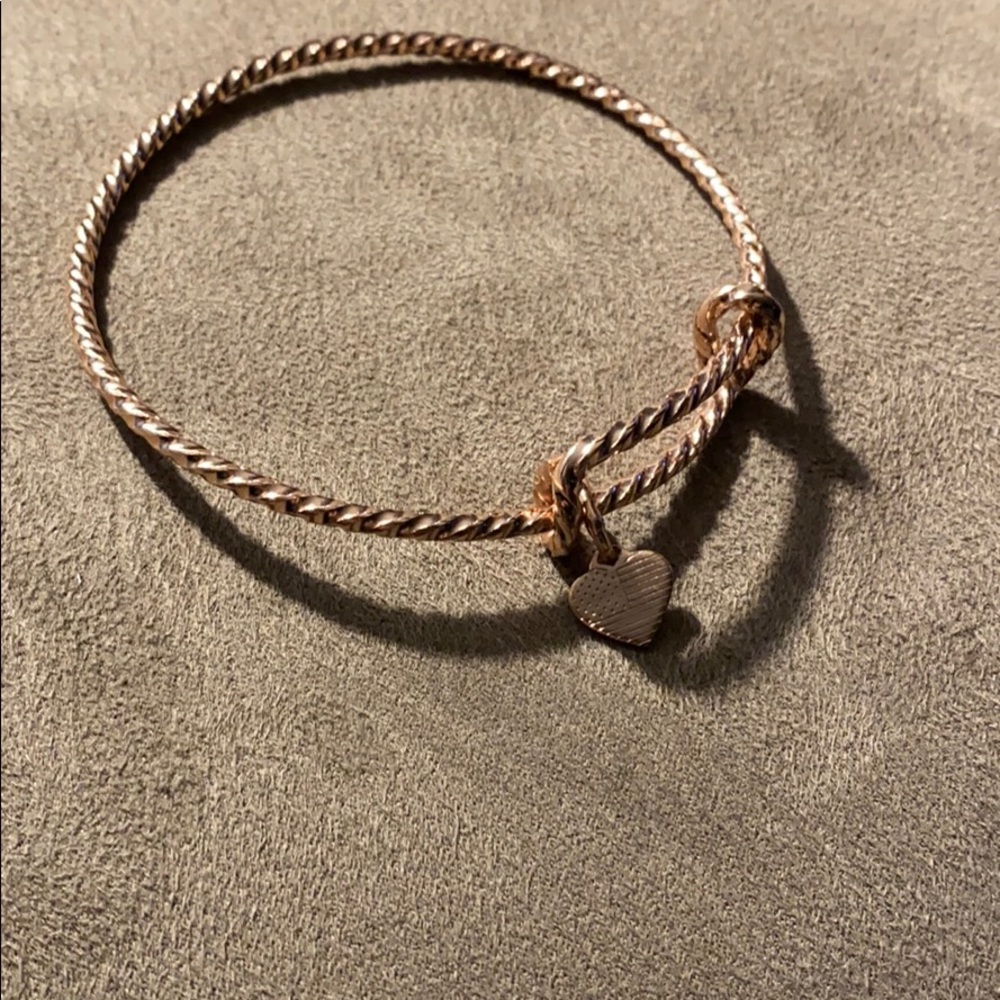 Alex and Ani rose tone bracelet